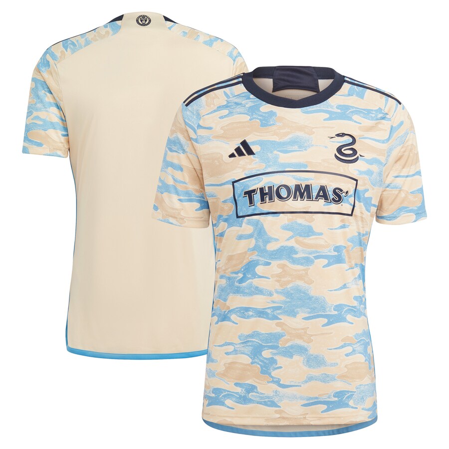 Men's Philadelphia Union adidas Tan 2023 For Philly Replica Jersey - Puhuasuan