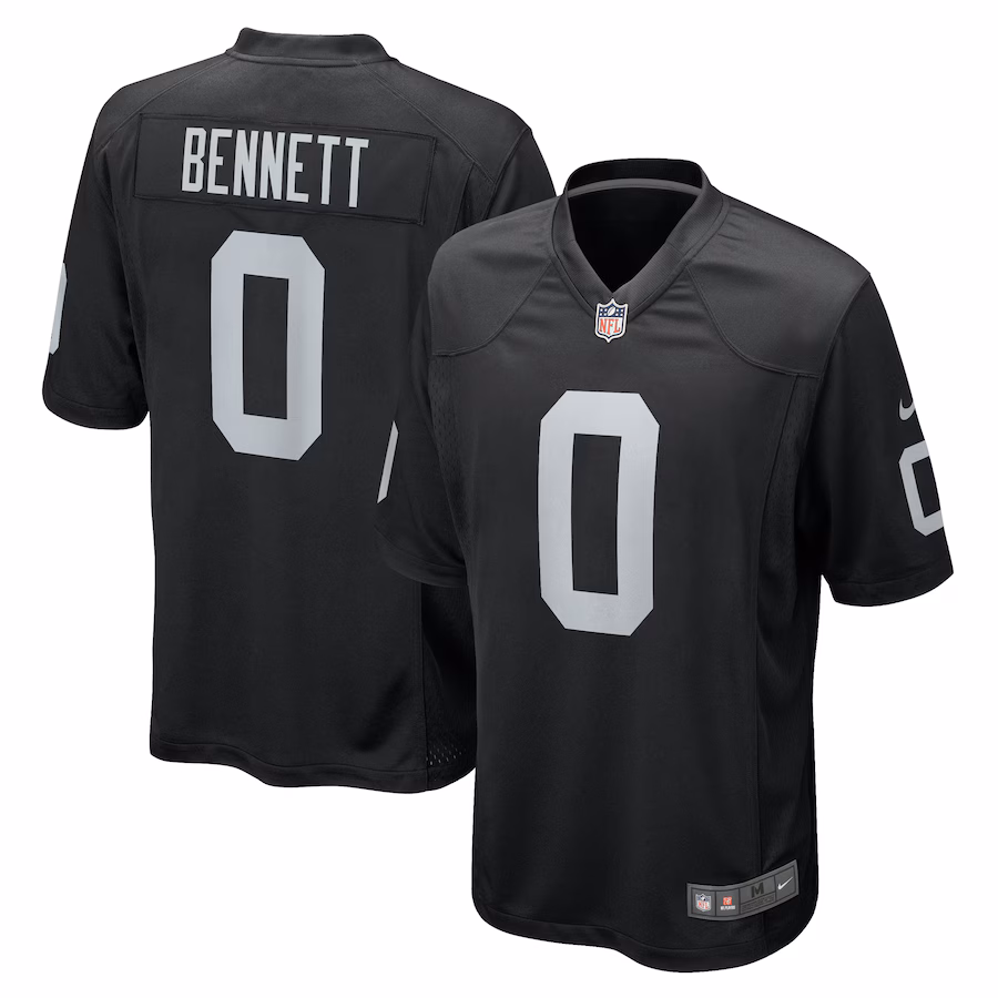 Men's Las Vegas Raiders Jakorian Bennett Nike  Black Team Game Jersey - Puhuasuan