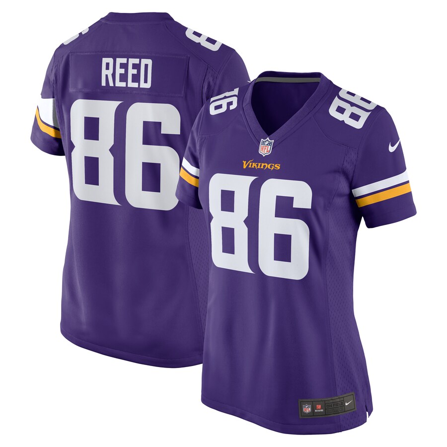 Women's Minnesota Vikings Jake Reed Nike Purple Retired Player Game Jersey - Puhuasuan
