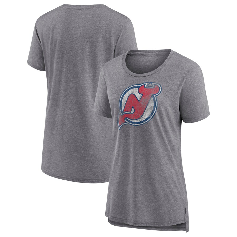 Women's New Jersey Devils Fanatics Heather Gray Special Edition 2.0 Modern T-Shirt - Puhuasuan