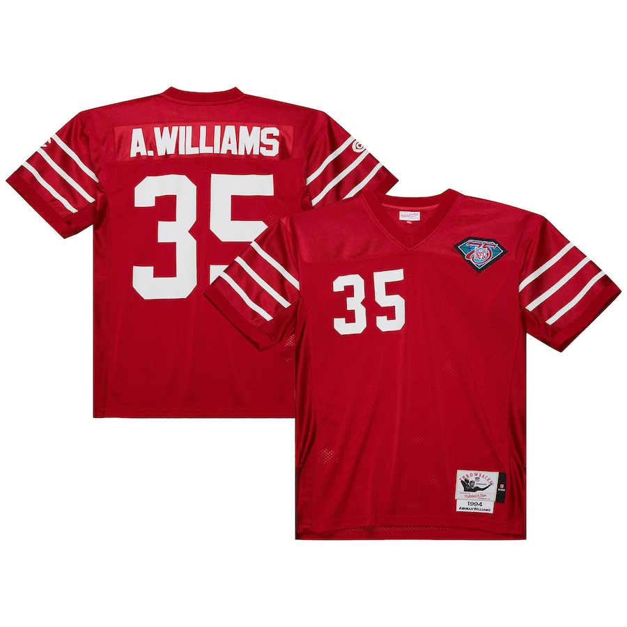 Men's Arizona Cardinals 1994 Aeneas Williams Mitchell & Ness Cardinal Authentic Throwback Retired Player Jersey - Puhuasuan
