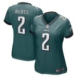 Women's Philadelphia Eagles Jalen Hurts Nike Midnight Green Game Jersey - Puhuasuan
