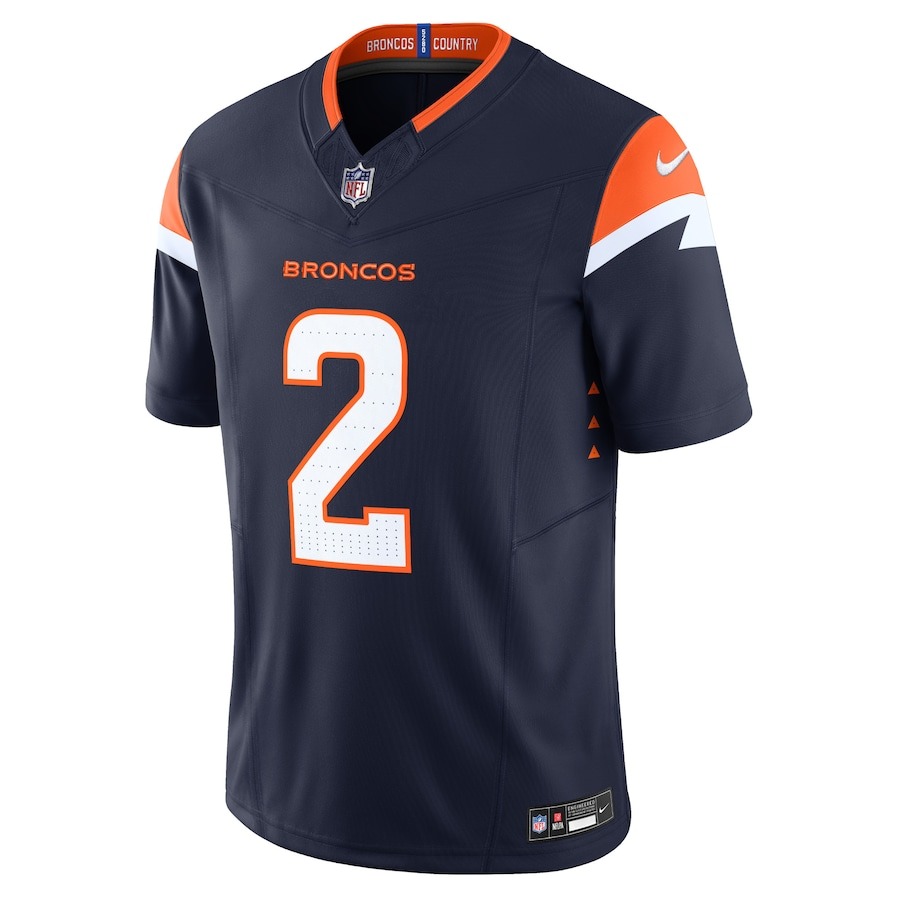 Men's Denver Broncos Patrick Surtain II Nike Navy Mile High Collection Vapor F.U.S.E. Limited Jersey - Puhuasuan