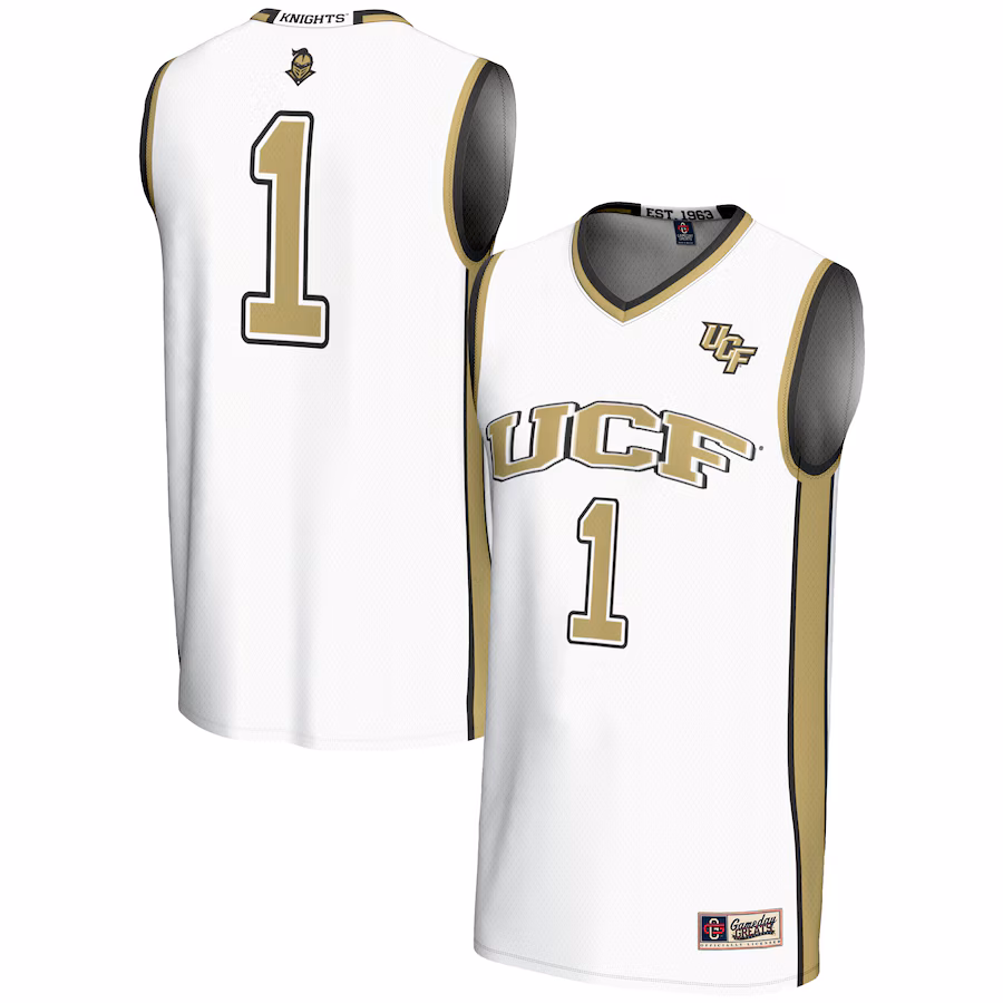 Unisex GameDay Greats #1 White UCF Knights Lightweight Basketball Jersey - Puhuasuan