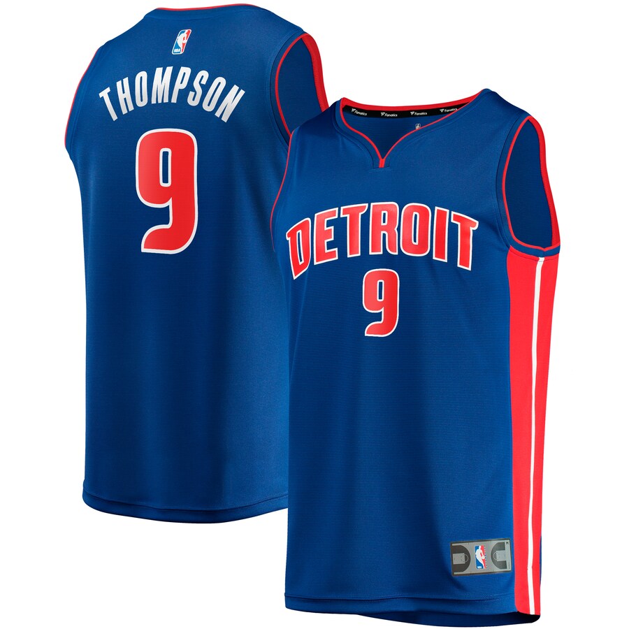 Youth Detroit Pistons Ausar Thompson Fanatics Royal Fast Break Replica Jersey - Icon Edition - Puhuasuan