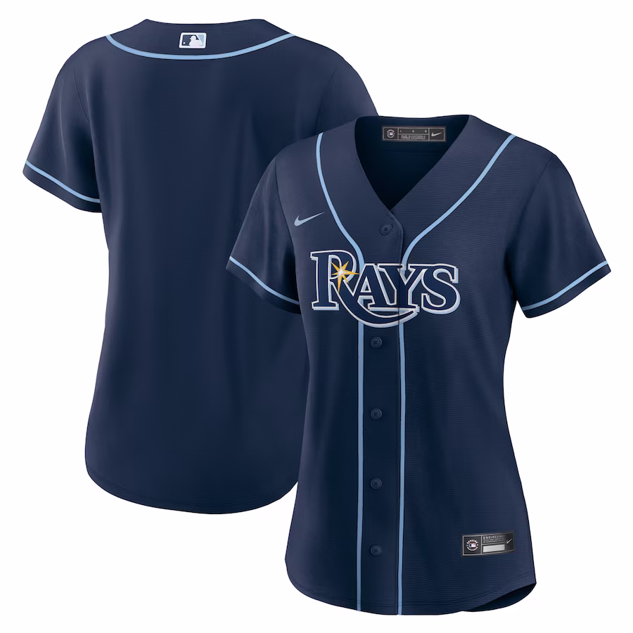 Women's Tampa Bay Rays Nike Navy Alternate Replica Team Jersey - Puhuasuan
