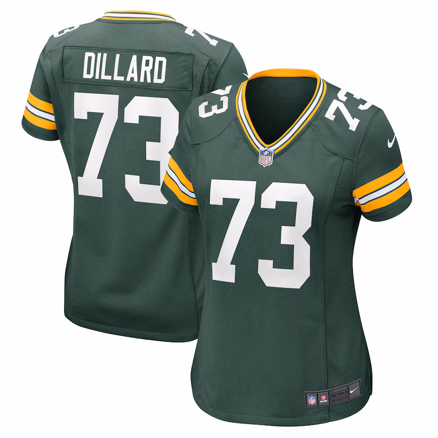 Women's Green Bay Packers Andre Dillard Nike Green Game Jersey - Puhuasuan