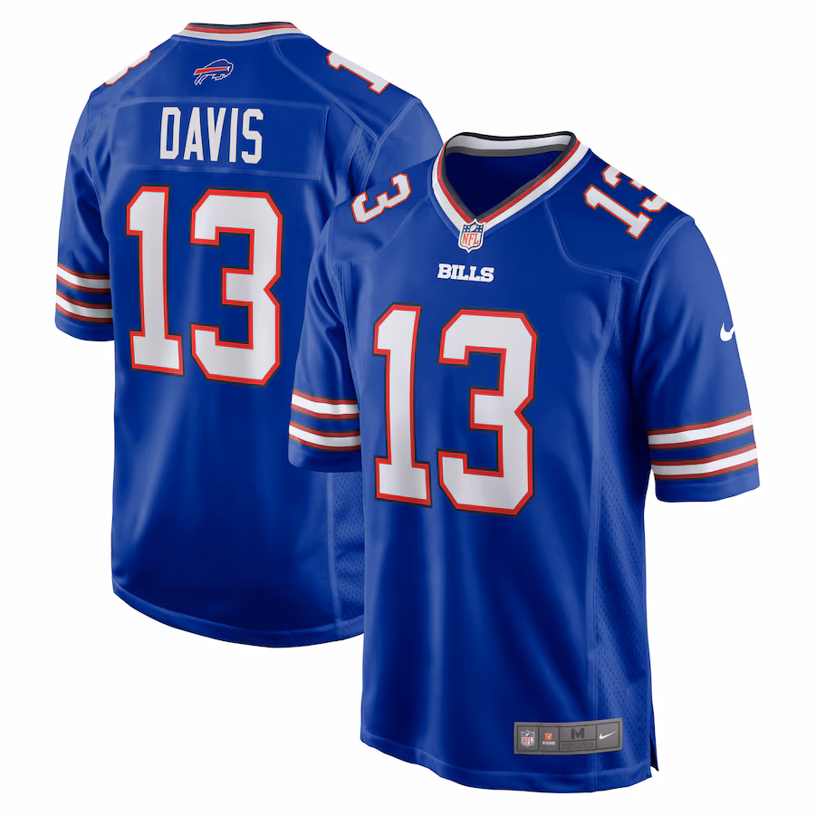 Men's Buffalo Bills Gabriel Davis Nike Royal Team Game Player Jersey - Puhuasuan