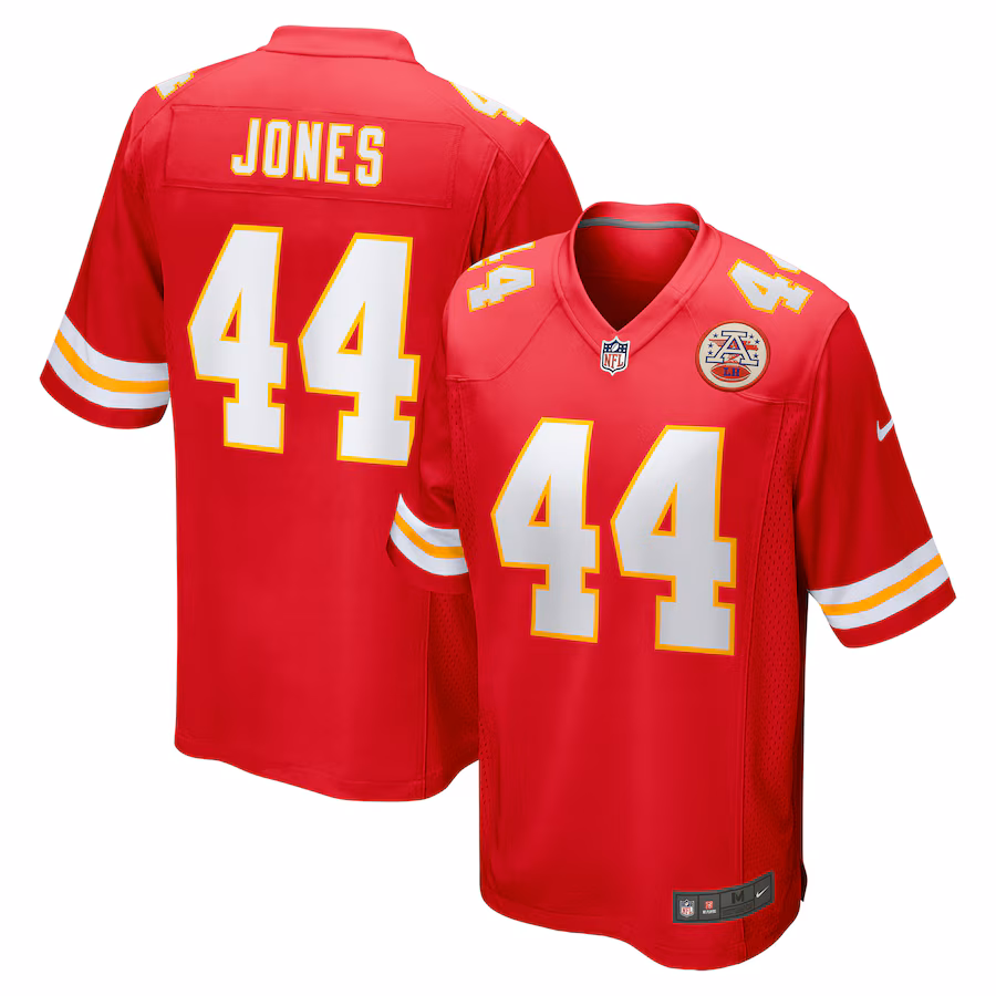 Men's Kansas City Chiefs Cam Jones Nike Red Game Jersey - Puhuasuan
