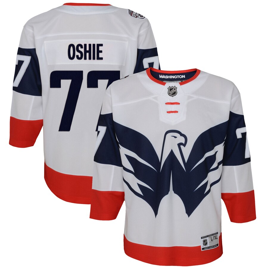 Youth Washington Capitals TJ Oshie White 2023 NHL Stadium Series Player Jersey - Puhuasuan
