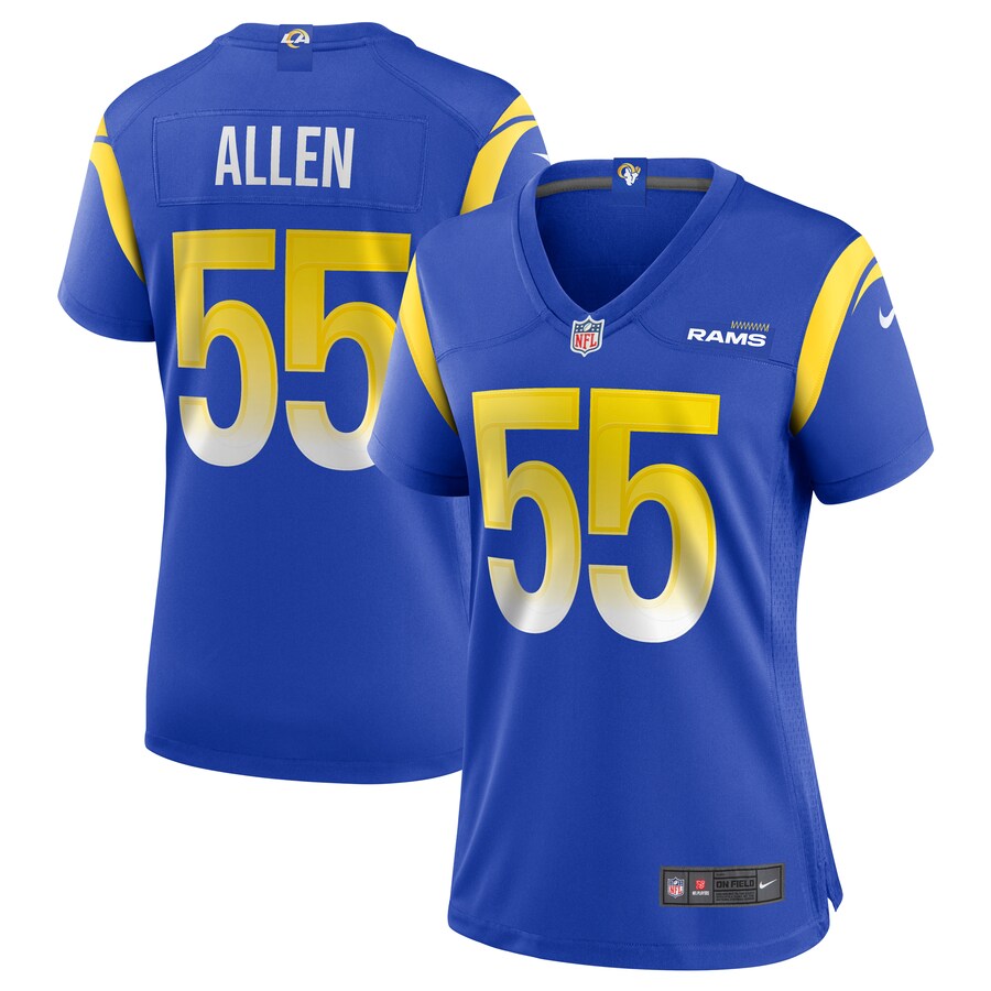 Women's Los Angeles Rams Brian Allen Nike Royal Game Jersey - Puhuasuan
