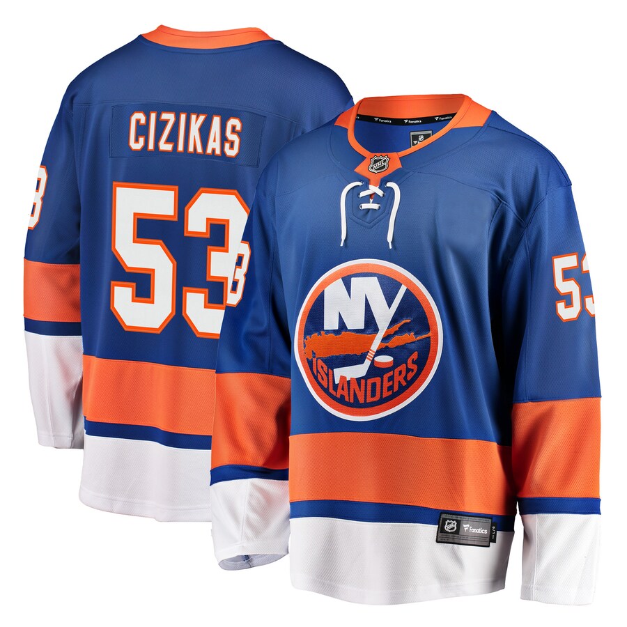 Men's New York Islanders Casey Cizikas Fanatics Branded Royal Breakaway Player Jersey - Puhuasuan