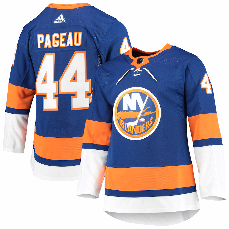 Men's New York Islanders Jean-Gabriel Pageau adidas Royal Home Primegreen Authentic Player Jersey - Puhuasuan