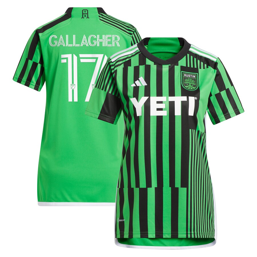 Women's Austin FC Jon Gallagher adidas Green 2024 Las Voces Kit Replica Player Jersey - Puhuasuan