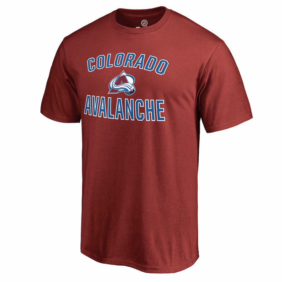 Men's Colorado Avalanche Maroon Victory Arch T-Shirt - Puhuasuan