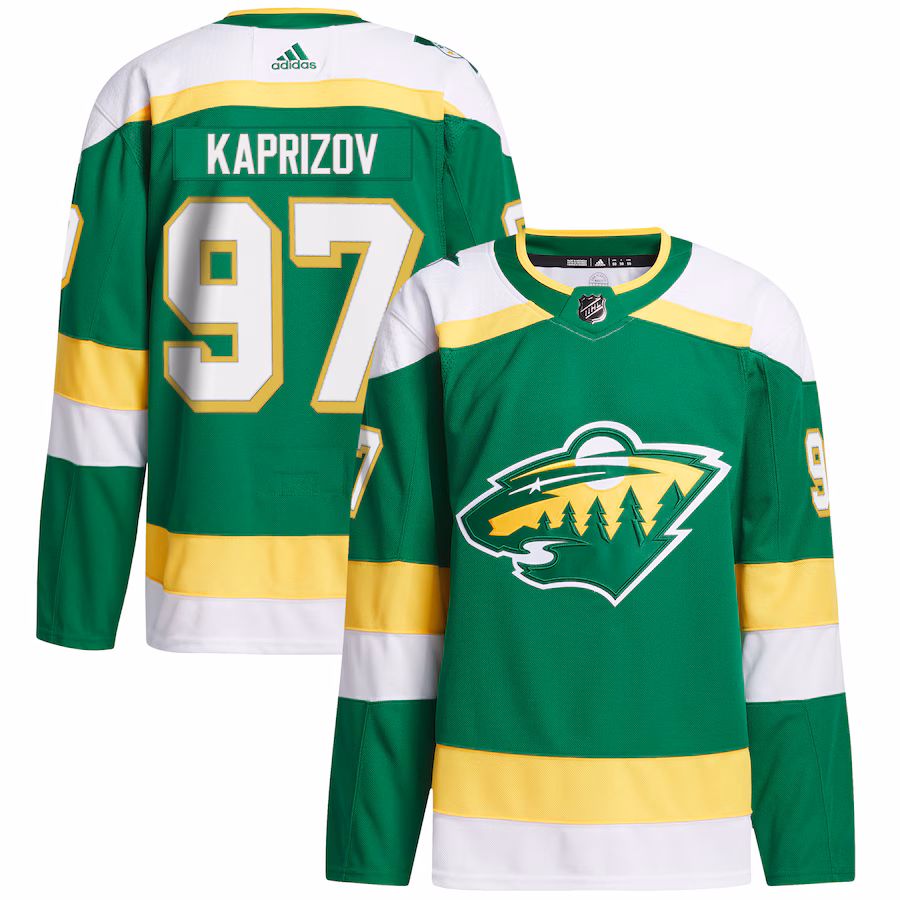 Men's Minnesota Wild Kirill Kaprizov adidas Green Alternate Primegreen Authentic Player Jersey - Puhuasuan