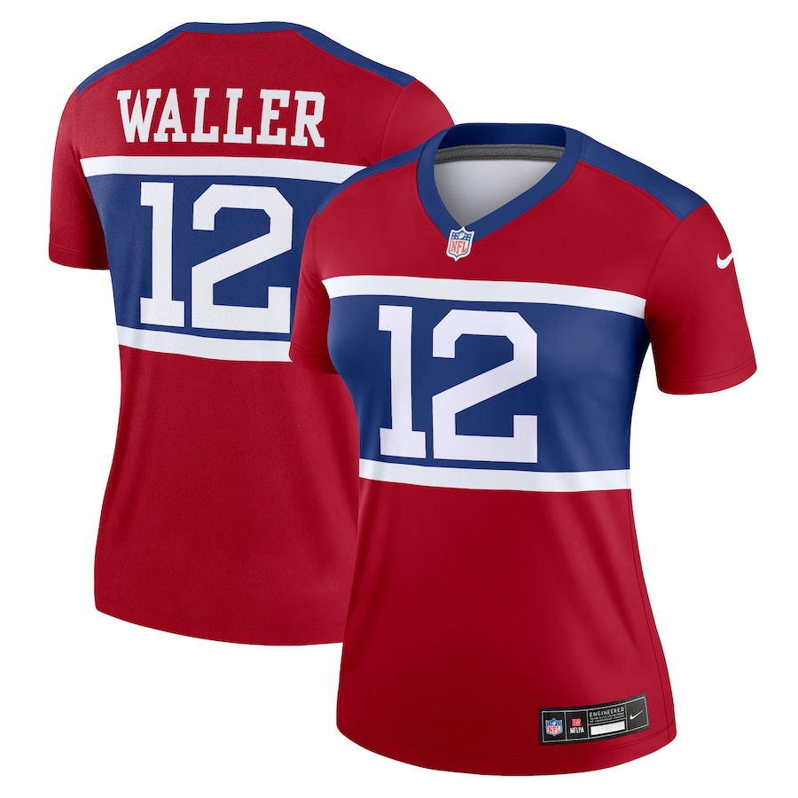 Women's New York Giants Darren Waller Nike Red Alternate Legend Player Performance Top - Puhuasuan