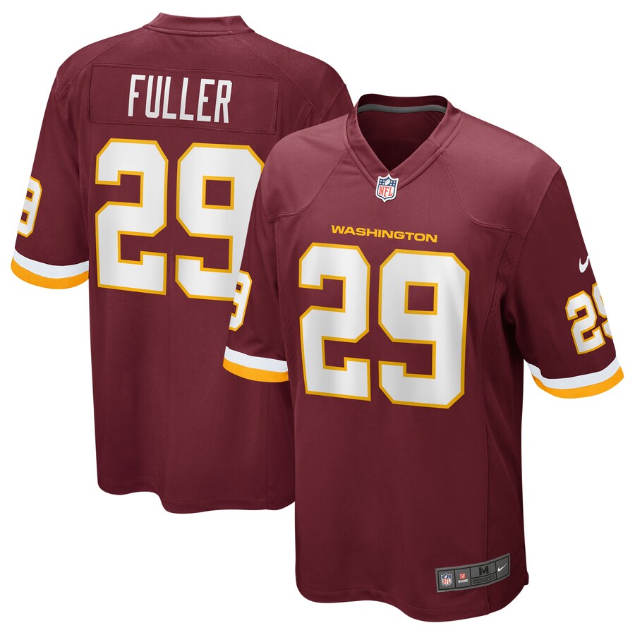 Men's Washington Football Team Kendall Fuller Nike Burgundy Team Game Jersey - Puhuasuan
