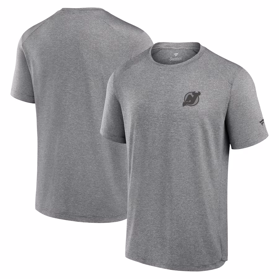 Men's New Jersey Devils Fanatics Black Front Office Tech T-Shirt - Puhuasuan