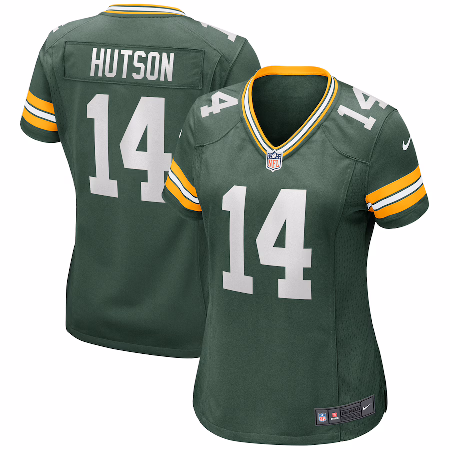 Women's Green Bay Packers Don Hutson Nike Green Game Retired Player Jersey - Puhuasuan