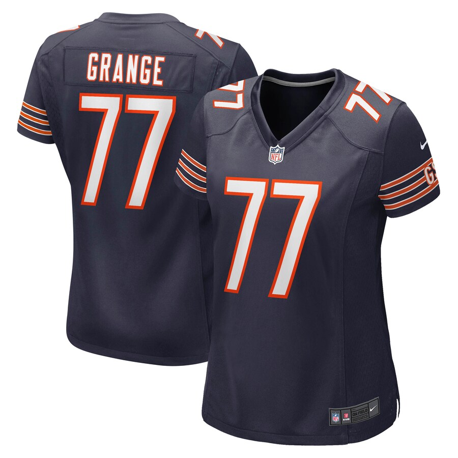 Women's Chicago Bears Red Grange Nike Navy Retired Player Jersey - Puhuasuan