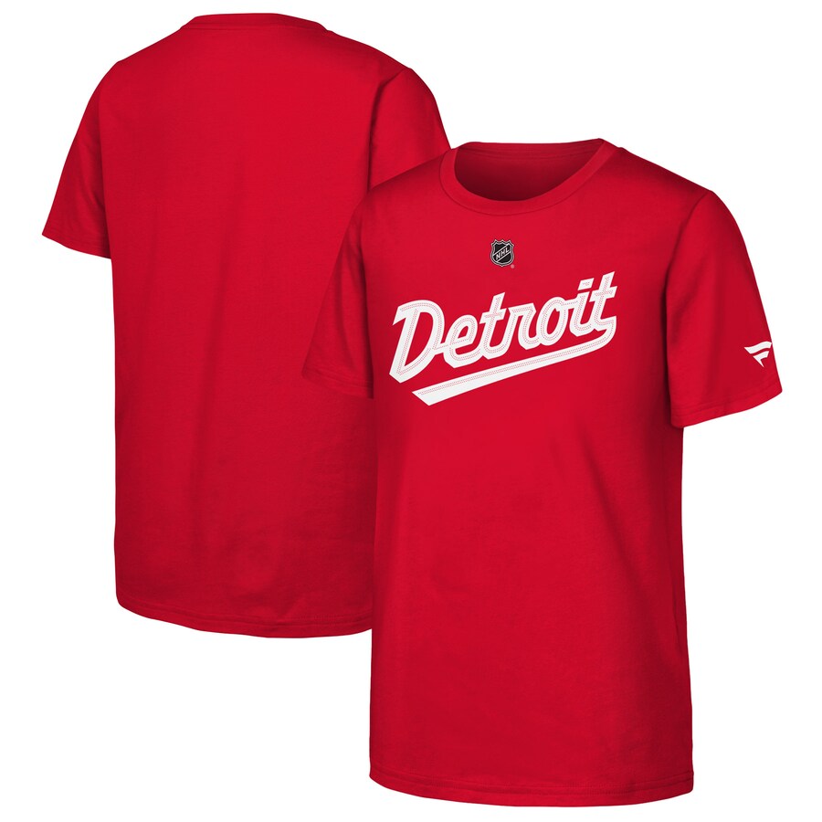 Youth Detroit Red Wings Fanatics Red 2025 NHL Stadium Series Locker Room T-Shirt - Puhuasuan