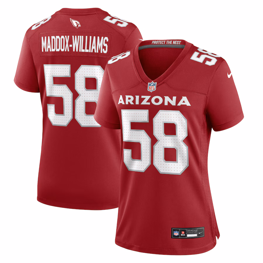Women's Arizona Cardinals Tyreek Maddox-Williams Nike  Cardinal  Game Jersey - Puhuasuan