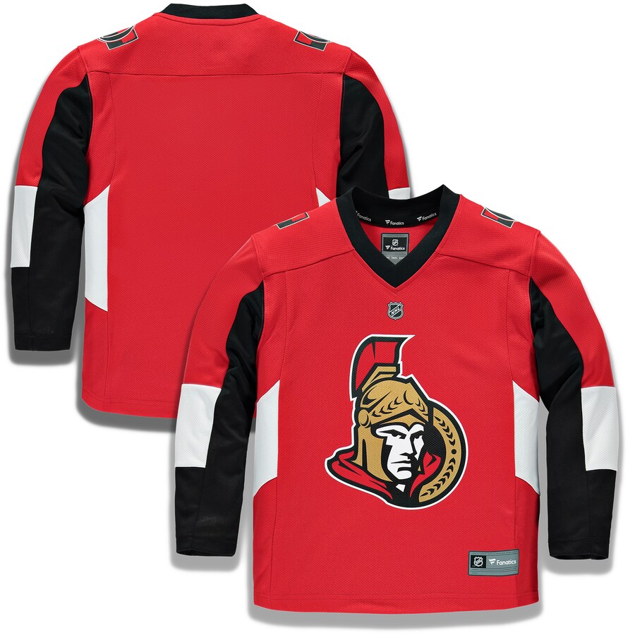 Youth Ottawa Senators Fanatics Branded Red Home Replica Blank Jersey - Puhuasuan
