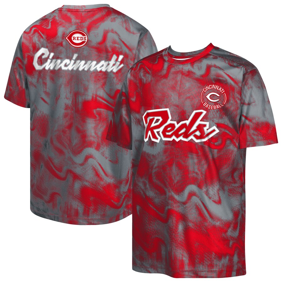 Youth Cincinnati Reds Red/Silver Pinch Hitter T-Shirt - Puhuasuan