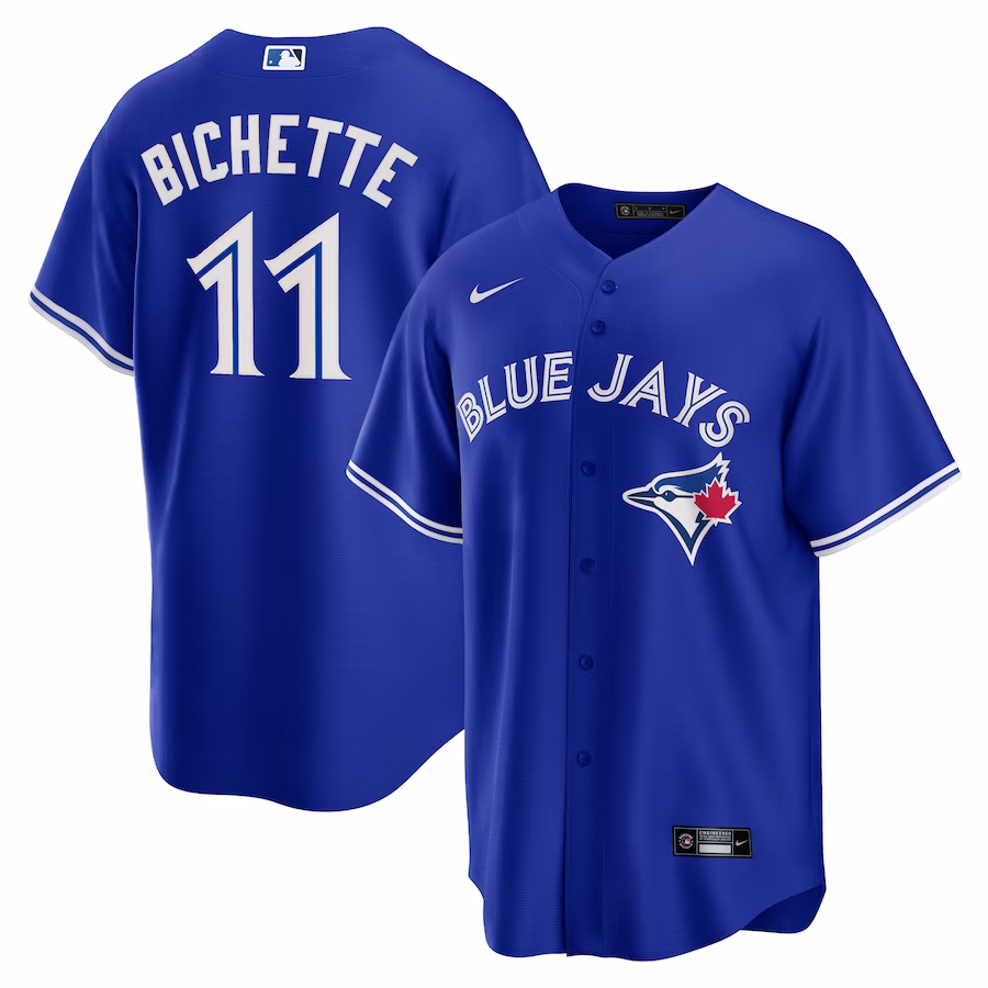 Men's Toronto Blue Jays Bo Bichette Nike Royal Alternate Replica Player Name Jersey - Puhuasuan