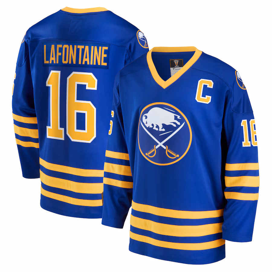 Men's Buffalo Sabres Pat LaFontaine Fanatics Royal Breakaway Retired Player Jersey - Puhuasuan