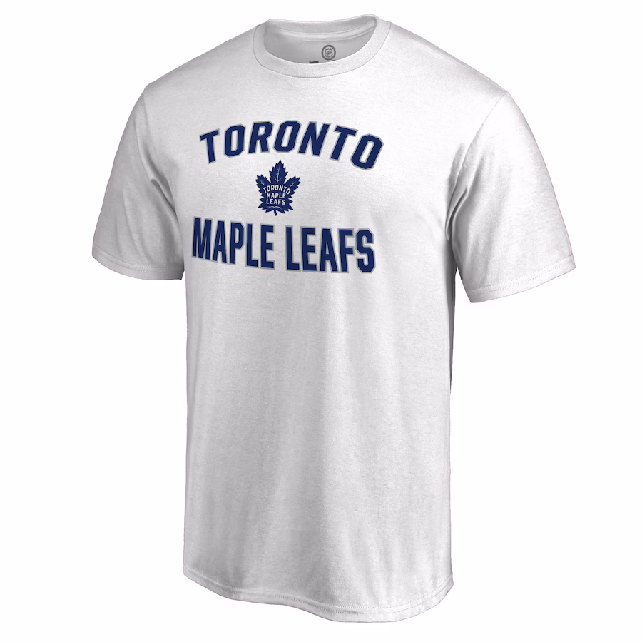 Men's Toronto Maple Leafs Victory Arch White T-Shirt - Puhuasuan