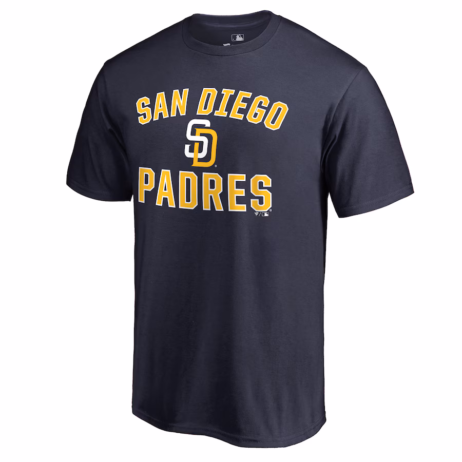 Men's San Diego Padres Navy Victory Arch T-Shirt - Puhuasuan