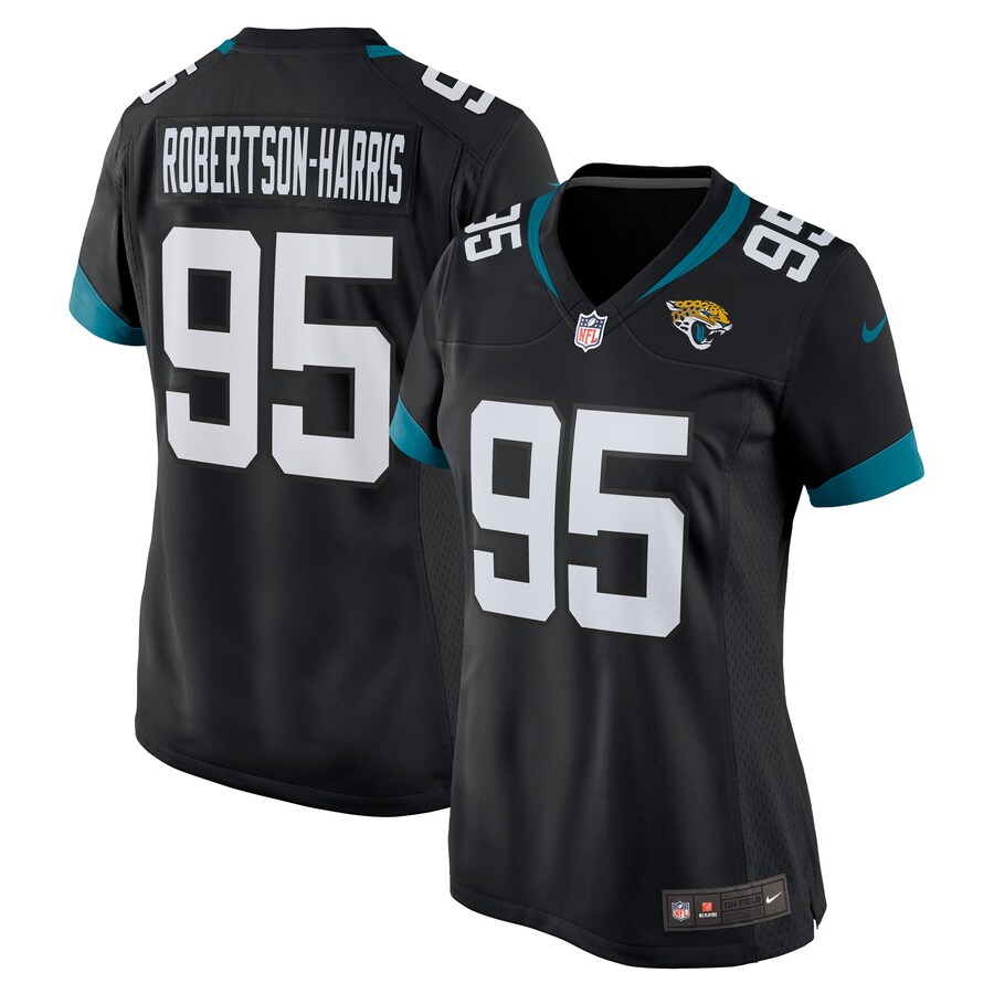 Women's Jacksonville Jaguars Roy Robertson-Harris Nike Black Game Jersey - Puhuasuan