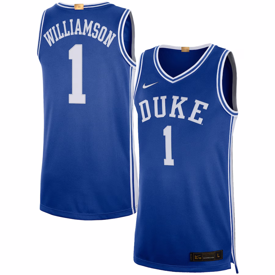 Zion Williamson Duke Blue Devils Nike Alumni Player Limited Basketball Jersey - Royal - Puhuasuan