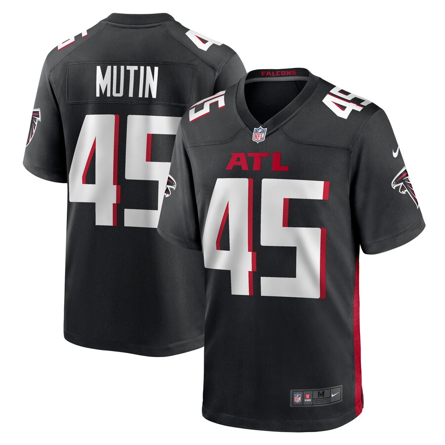 Men's Atlanta Falcons Donavan Mutin Nike  Black  Game Jersey - Puhuasuan