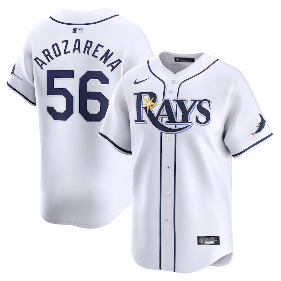 Youth Tampa Bay Rays Randy Arozarena Nike White Home Limited Player Jersey - Puhuasuan