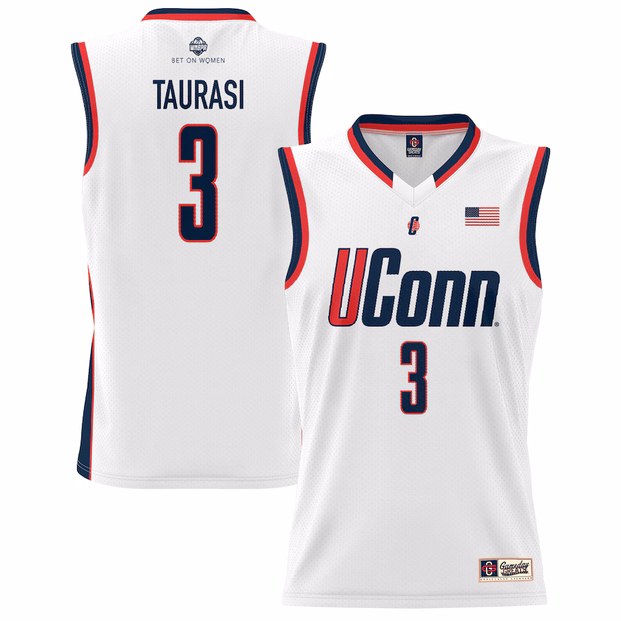 Youth GameDay Greats Diana Taurasi White UConn Huskies Lightweight Basketball Alumni Jersey - Puhuasuan