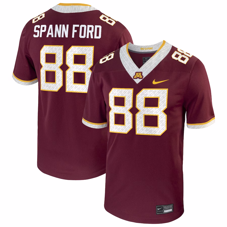 Brevyn Spann Ford Minnesota Golden Gophers Nike Player Game Jersey - Maroon - Puhuasuan