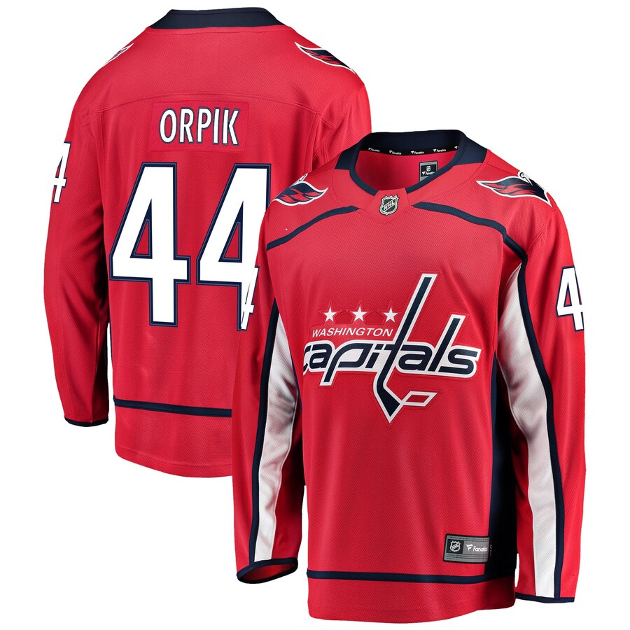 Men's Washington Capitals Brooks Orpik Fanatics Branded Red Breakaway Home Player Jersey - Puhuasuan
