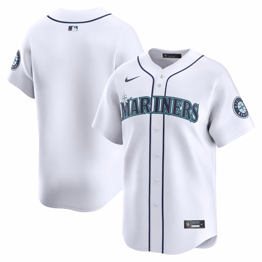 Youth Seattle Mariners Nike White Home Limited Jersey - Puhuasuan