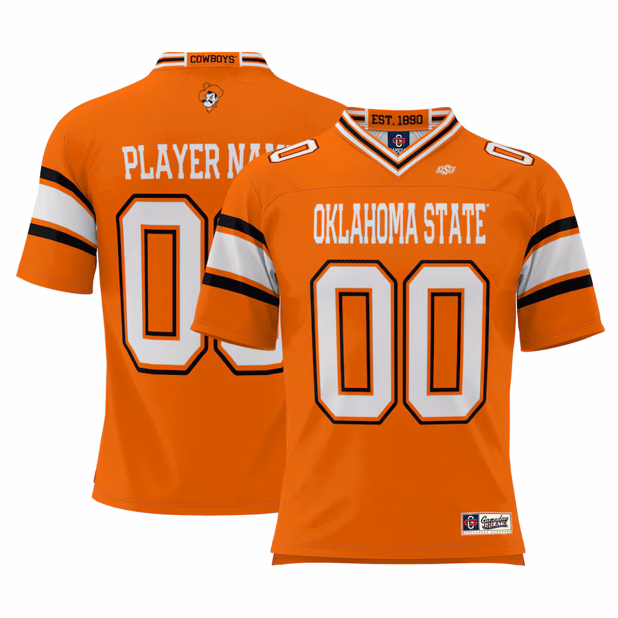 Oklahoma State Cowboys GameDay Greats Youth NIL Pick-A-Player Football Jersey - Orange - Puhuasuan