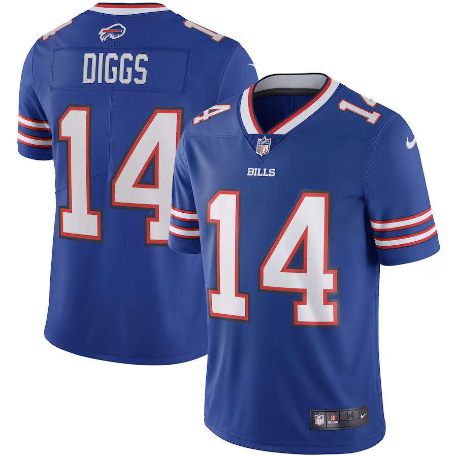 Men's Buffalo Bills Stefon Diggs Nike Royal Vapor Limited Jersey - Puhuasuan