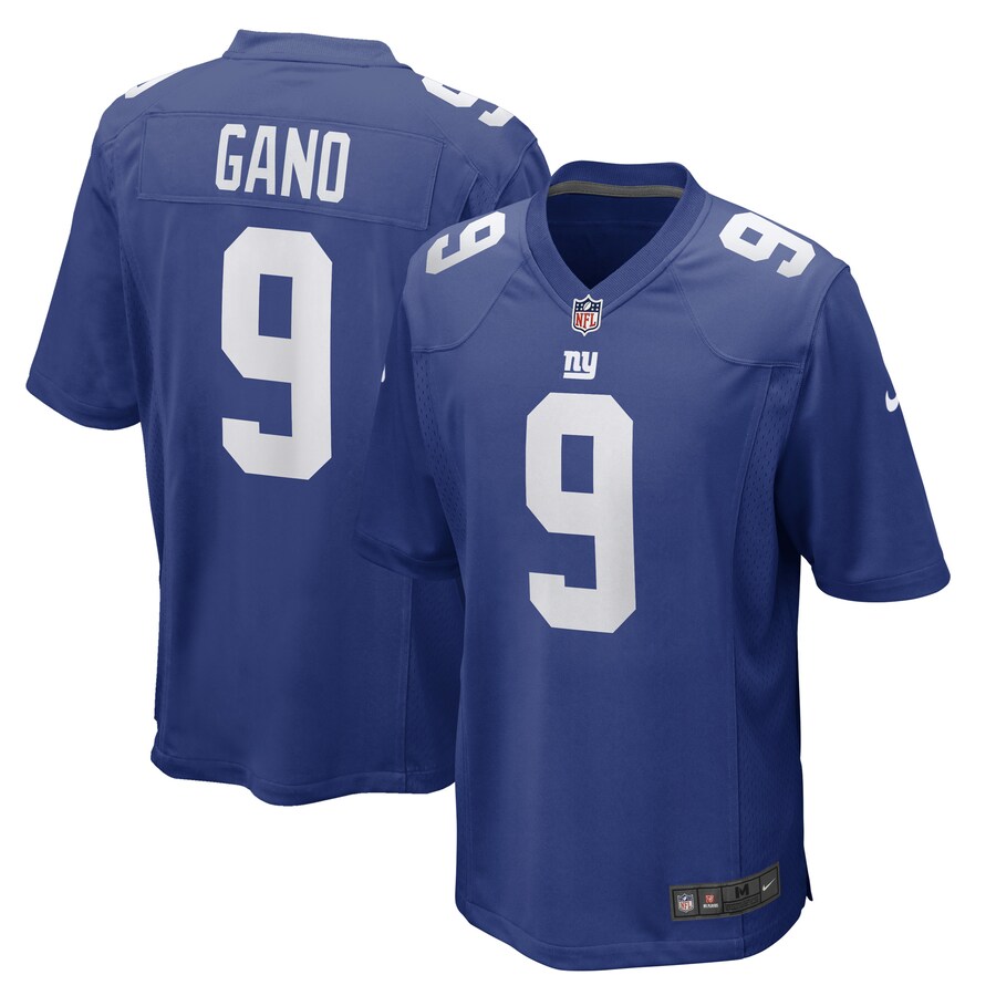 Men's New York Giants Graham Gano Nike Royal Team Game Player Jersey - Puhuasuan