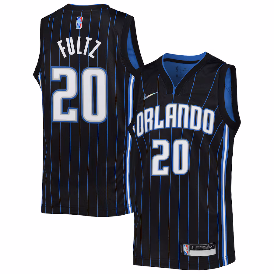 Youth Orlando Magic Markelle Fultz Nike Black 2021/22 Diamond Swingman Jersey - Icon Edition - Puhuasuan