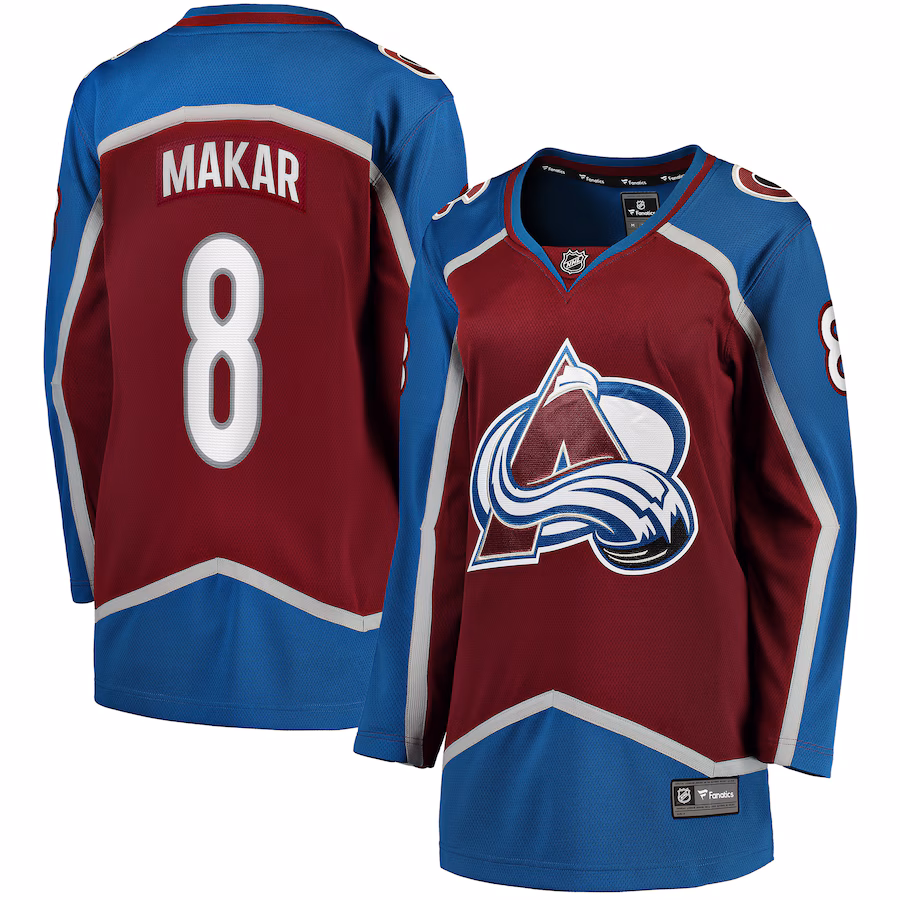 Cale Makar Colorado Avalanche Fanatics Women's Home Breakaway Player Jersey - Maroon - Puhuasuan