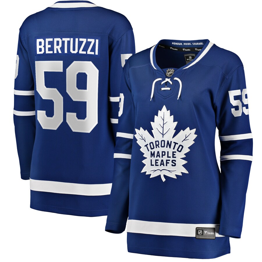 Women's Toronto Maple Leafs Tyler Bertuzzi Fanatics Branded Blue Home Breakaway Player Jersey - Puhuasuan