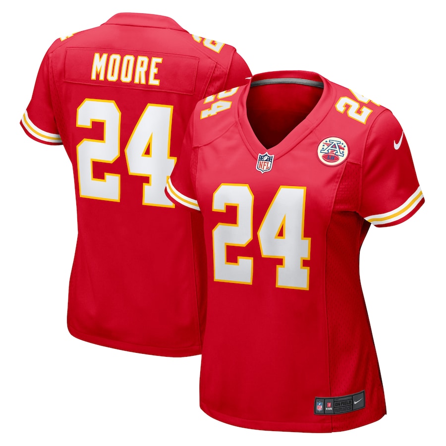 Women's Kansas City Chiefs Skyy Moore Nike Red Game Player Jersey - Puhuasuan