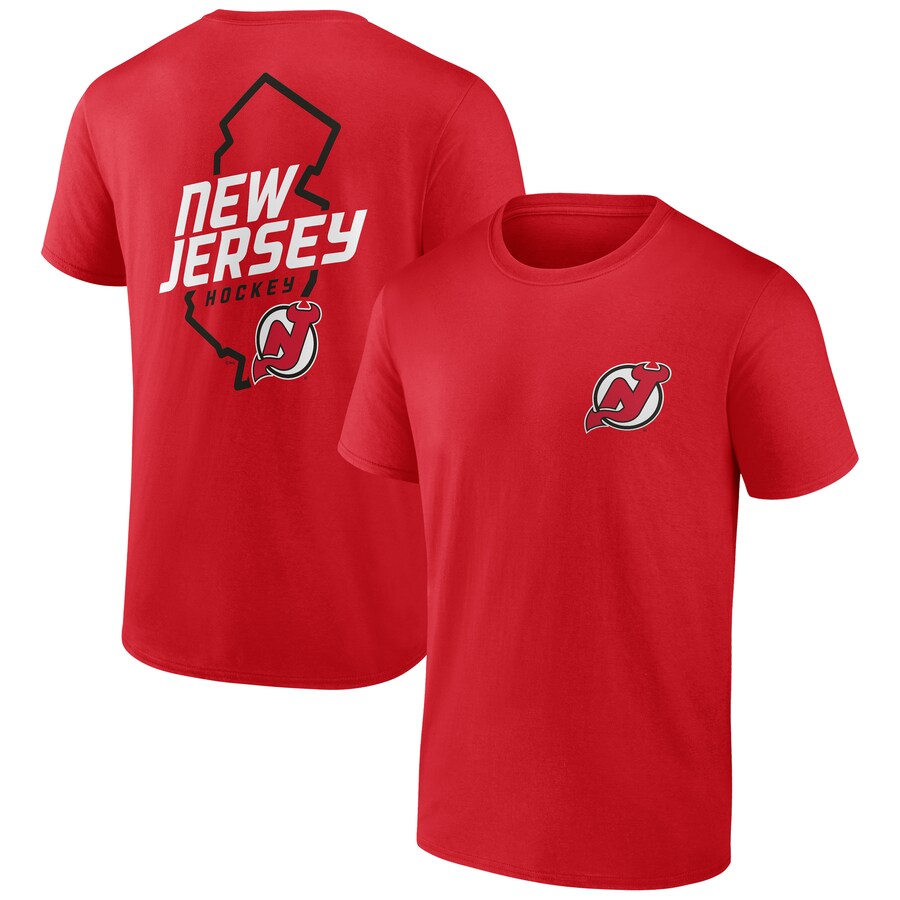 Men's New Jersey Devils Red Bring It T-Shirt - Puhuasuan