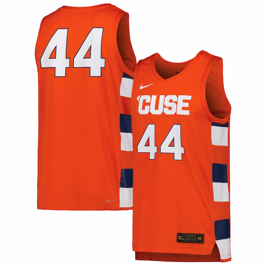 #44 Syracuse Orange Nike Team Replica Basketball Jersey - Orange - Puhuasuan